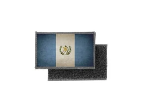 Flaggenaufnäher bedruckt Abzeichen Land Vintage Guatemala - Bild 1 von 1