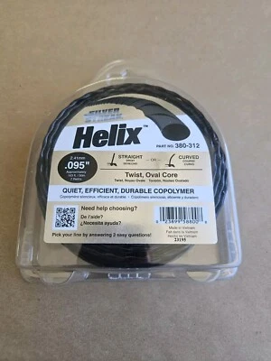 Línea recortadora Silver Streak Helix .095 1/2 lb. Donut 163' Foto 1 de 4