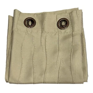 108" Light Filtering Bronze Grommet Top Curtain Panel Taupe Khaki - Picture 1 of 12
