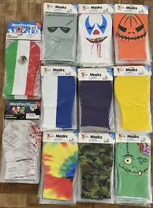 Morphsuit Masks Halloween Costume Roll Play Wholesale Reseller Lot 110 Items NWT - Picture 1 of 1