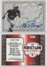2020 Leaf Perfect Game National Showcase Metal Silver Wave /10 Harry Ford Auto