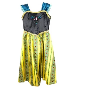 Disney Frozen Princess Anna Coronation Dress Costume Pretend Play 6-7Yr - Picture 1 of 5