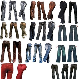 Fornarina Cool Designer WoW Jeans 25/26/27/28/29/30/31/32/33 Denim Stretch - Picture 1 of 6