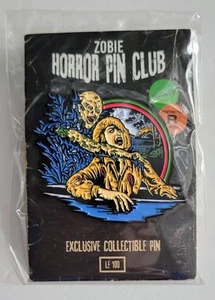 Zobie Friday the 13th Enamel Collector's Pin Canoe Attack 78/100 Horror Pin Club - Picture 1 of 6