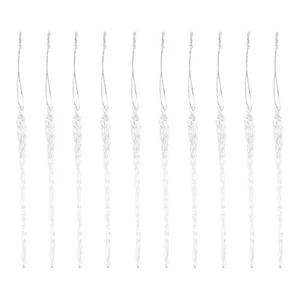36 Pcs Clear Icicles Xmas Dangling Iclesornaments Christmas Tree - Picture 1 of 12