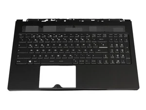 MSI GS63 8RE Stealth (MS-16K5) oryginalna klawiatura z Topcase DE (niemiecki) schw - Zdjęcie 1 z 4