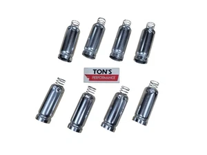 Spark Plug Wire Boot Heat Shield Protectors Set of 8 For LS & LT Engines Silver - Picture 1 of 4