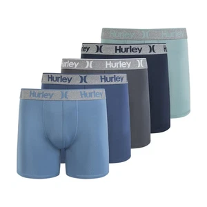 Hurley Herren Standard 5er Pack Stretch Boxershorts, U-Boot Kombi - Bild 1 von 2