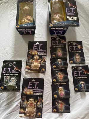 Vintage E.T. Extra Terrestrial Movie ET Pop Up Spaceship PVC 1982 Talking lot-12 - Image 1 of 4