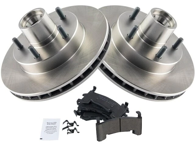 Front Brake Pad and Rotor Kit For 1982-1988 Oldsmobile Cutlass Supreme FG663RX - Image 1 of 1
