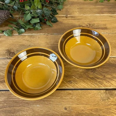 Vintage Royal Alma Style Cereal Bowls x 2. 1970s - Image 1 of 4