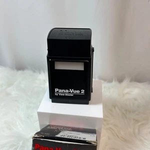 Vintage View-Master Pana-Vue 2 Lighted 2x2 Slide Viewer w/ Box Tested Working - Picture 1 of 6