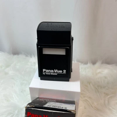 Vintage View-Master Pana-Vue 2 Lighted 2x2 Slide Viewer w/ Box Tested Working - Image 1 of 4