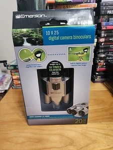 EMERSON Digital Camera Binoculars 10 X 25 w Accessory Kit - Picture 1 of 10