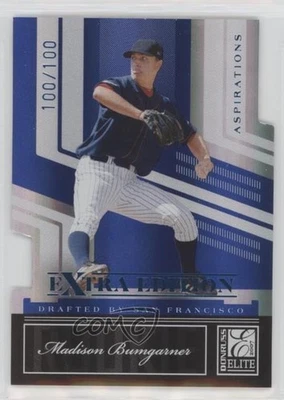 2007 Donruss Elite Extra Edition Aspirations Die-Cut /100 Madison Bumgarner #117 - Image 1 of 2
