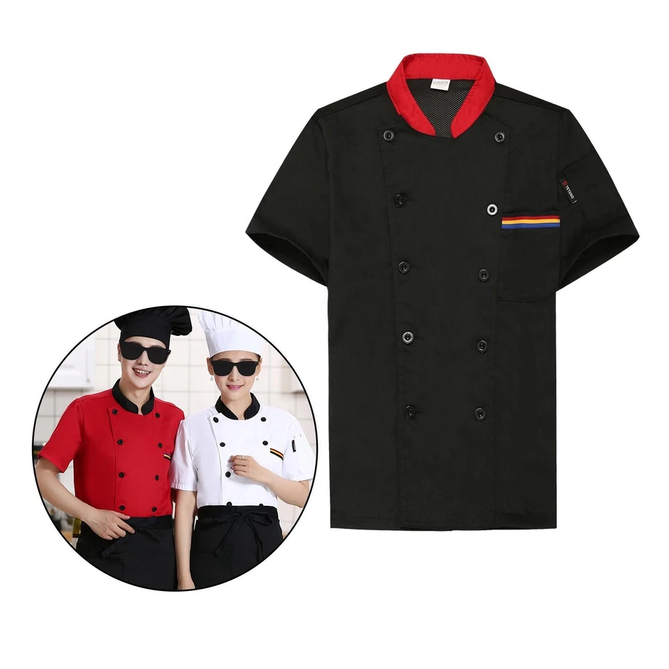 Men Women Chef Jacket Comfortable Waiter Waitress Apparel Uniform Chef Coat Chef - Image 1 of 1