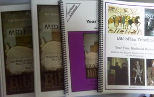 BIBLIOPLAN - MITTELALTERLICHE GESCHICHTE SET - BÄNDE 1 & 2, JAHR ZWEI, ZEITLEISTE, FORTGESCHRITTEN - Bild 1 von 4