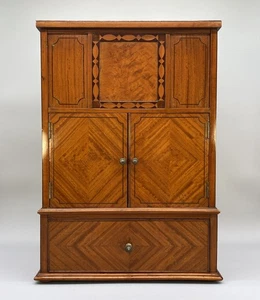 Gabinete de coleccionista antiguo eduardiano inglés de la mejor calidad para fumadores - Imagen 1 de 16