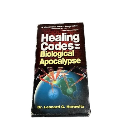 Healing Codes For the Biological Apocalyse VHS Leonard Horowitz VTG Two Parts - Image 1 of 4