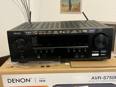 Denon AVR-S750H 7.2 Receiver (4K Ultra HD, AirPlay 2, Dolby Atmos, Top-Zustand) - Bild 1 von 4