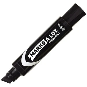 Permanent Markers, Jumbo, Chisel Point, Black - Imagen 1 de 8