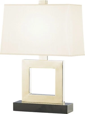 Lámpara de mesa Robert Abbey Doughnut Duncan TL Donut 21" - plateada Foto 1 de 2