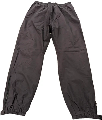 Calça feminina L.L.Bean XL preta clandestina à prova d'água e vento chuva caminhada zíper tornozelos - Imagem 1 de 4