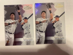 Lote de 2 cartas - 2017 Topps Gold Label Clase 1 #86 Aaron Judge RC (2) Yankees SP - Imagen 1 de 2