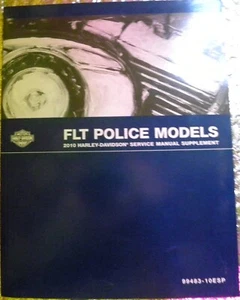 Factory FLT POLICE MODELS 2010 HARLEY-DAVIDSON® PARTS CATALOG - Picture 1 of 4
