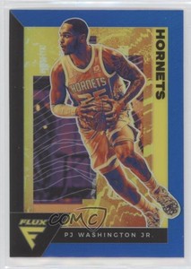 2020-21 Panini Flux Light Blue Prizm PJ Washington Jr #19