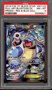 2016 Pokemon XY Black Star Promo Blastoise EX #XY122 PSA 8 Nm-Mt - Bild 1 von 3