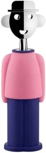 Alessi cavatappi "Alessandro M." rosa e blu,AM23 PAZ, design A. Mendini - Picture 1 of 1