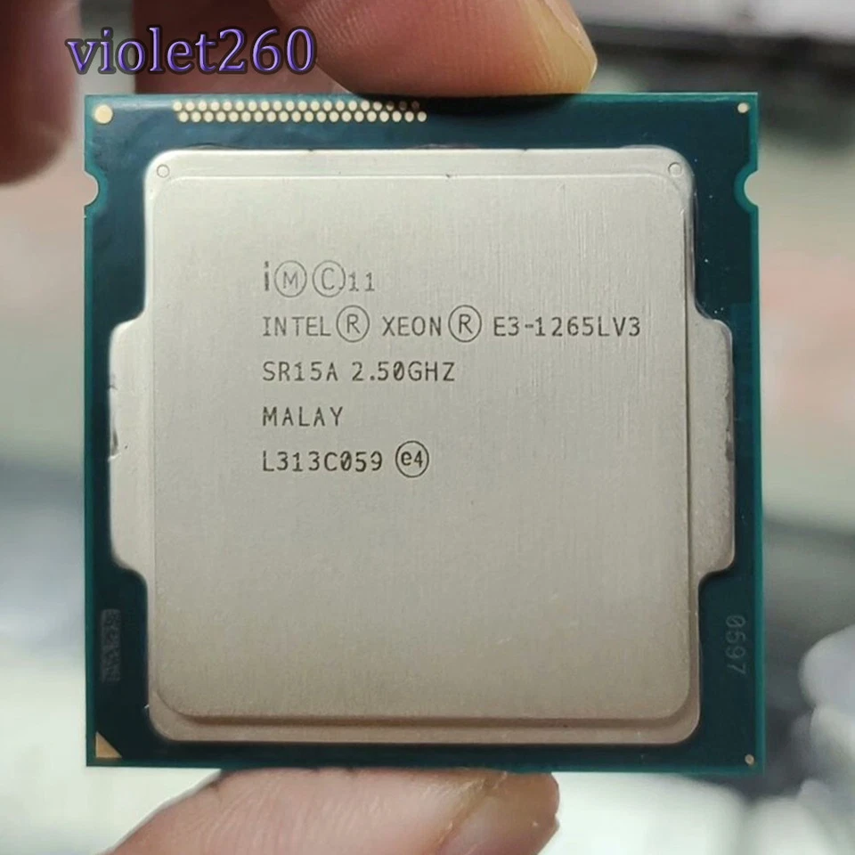 Intel Xeon E3-1265L V3  CPU Processor LGA1150 45W 22nm 2.5 GHz Quad-Core - Image 1 of 1