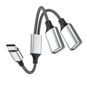 USB C Splitter Typ C auf Dual USB A Buchse Adapter Typ C auf Dual USB A - Bild 1 von 7