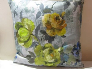 Designers Guild Kissenbezug Blumenmuster Stoff Veronese Entenei - Bild 1 von 10