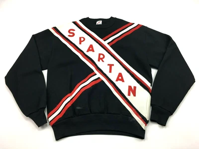 Sudadera De Colección Jerzees Para Mujer Mediana Hecha a Mano Espartana Universitaria Animadora Foto 1 de 4