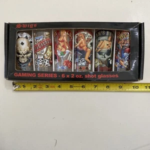Swigs Gaming Series Set of Six 6 x 2 oz. Shot Glasses - Picture 1 of 9