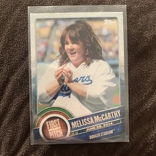 2014 TOPPS FIRST PITCH MELISSA MCCARTHY GILMORE GIRLS MIKE & MOLLY # FP-19 CARD