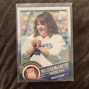 2014 TOPPS FIRST PITCH MELISSA MCCARTHY GILMORE GIRLS MIKE & MOLLY # FP-19 CARD