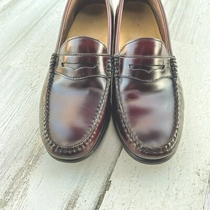 Vintage Bass Diane Weejun Penny Loafers Leather Womens 10 M, Preppy Old Money - Picture 1 of 12