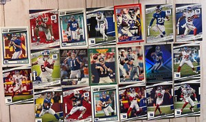 New York Giants (20) Card Team Lot Daniel Jones Lawrence Taylor + Rookies Vets