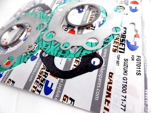 SUZUKI T500 69-75 FORSETI TOP END ENGINE GASKET SET KIT - Picture 1 of 3