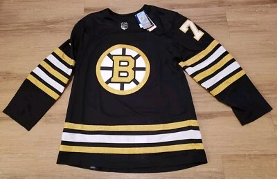 Хоккейная футболка Adidas Boston Bruins 100th Anniv Taylor Hall IM8282 мужская размер 46 - Изображение 1 из 4