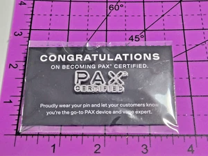 Pax lab ENAMELED PIN Certified Black Pod plus pro merch rare - Picture 1 of 2