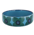 ARABIA  Blue Green Floral Ceramic Decorative Bowl Finland Valued At $280