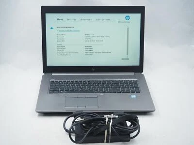 HP ZBOOK 17 G5 17" Intel Core i7-8850H 2.60GHz 32GB RAM 512GB NVMe - Image 1 of 4