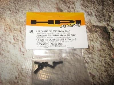 RC HPI Baja Fuelie 23 Engine Wide Cap Head Torx Screw M4 x 12 mm (4) 15455 - Image 1 of 2