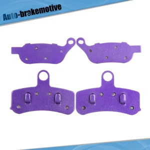 For 2008-2016 Harley Dyna Street Bob FXDB fiber Front & Rear Brake Pads - Picture 1 of 1