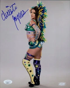 Christi Jaynes AEW Impact Wrestling Signed 8x10 Glossy Photo JSA Authenticated - Picture 1 of 2
