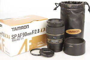 Tamron AF Objektiv 90 mm f/2,8 SP Di 1:1 Makro Nahaufnahme - Pentax K AF-Halterung - mit Kappen